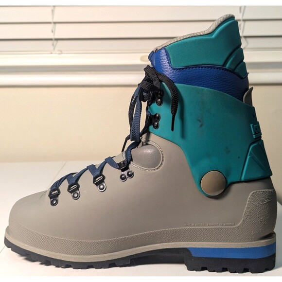 Vintage Koflach Vario Soft Mountaineering Boots Men\'s Size 12.5 Gray/Green main image 8